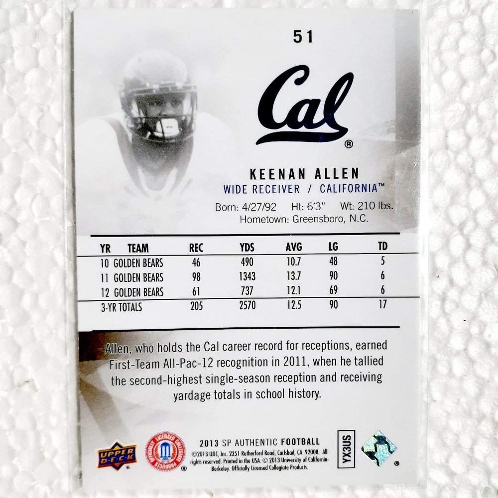 Cal Berkeley Bears 6 Card Lot - CFTBL [9_3_1] - Picture 8 of 14
